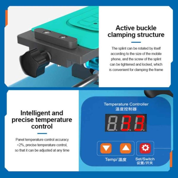 Sunshine S-918L Plus 7-in-1 360° Rotating Mobile Phone Edge Screen Heating Separator
