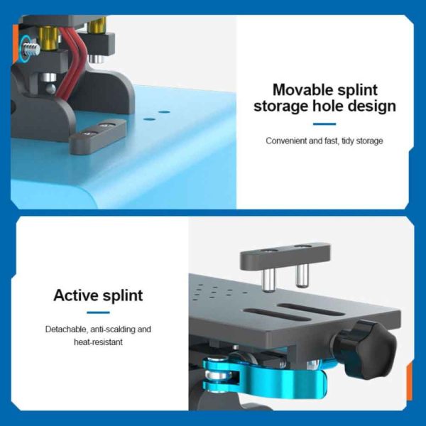 Sunshine S-918L Plus 7-in-1 360° Rotating Mobile Phone Edge Screen Heating Separator