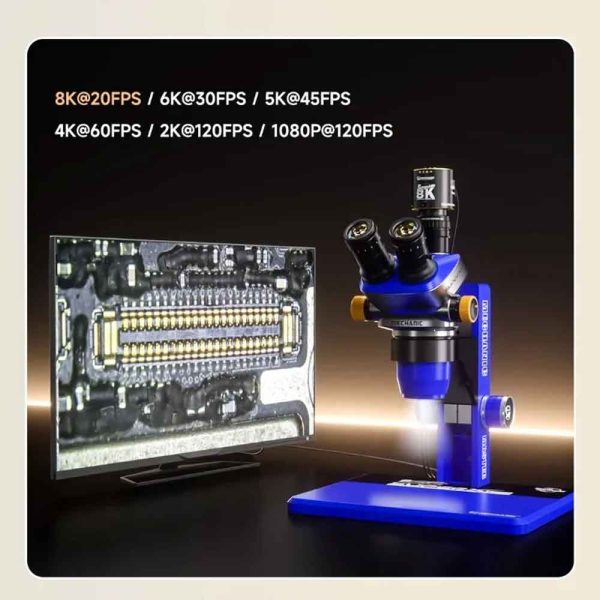 MECHANIC MOS 8K Microscope HD Industrial Camera 41MP HDMI USB Dual Interface