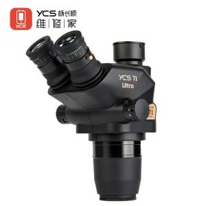YCS 71 Ultra Trinocular Macroscopic Co-visual Stereo Microscope Head