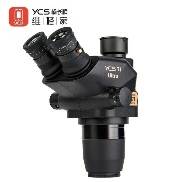 YCS 71 Ultra Trinocular Macroscopic Co-visual Stereo Microscope Head