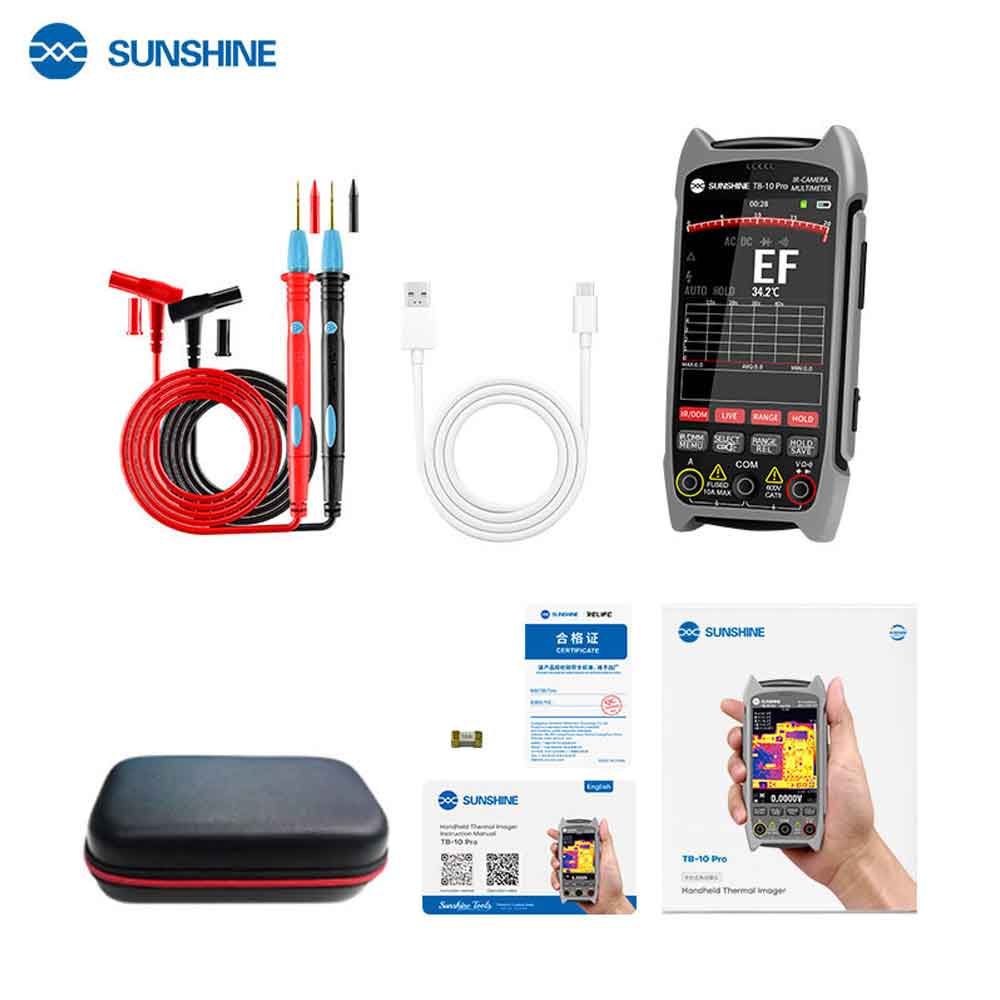 SUNSHINE TB-10 Pro Handheld Thermal and Multimeter 2in1